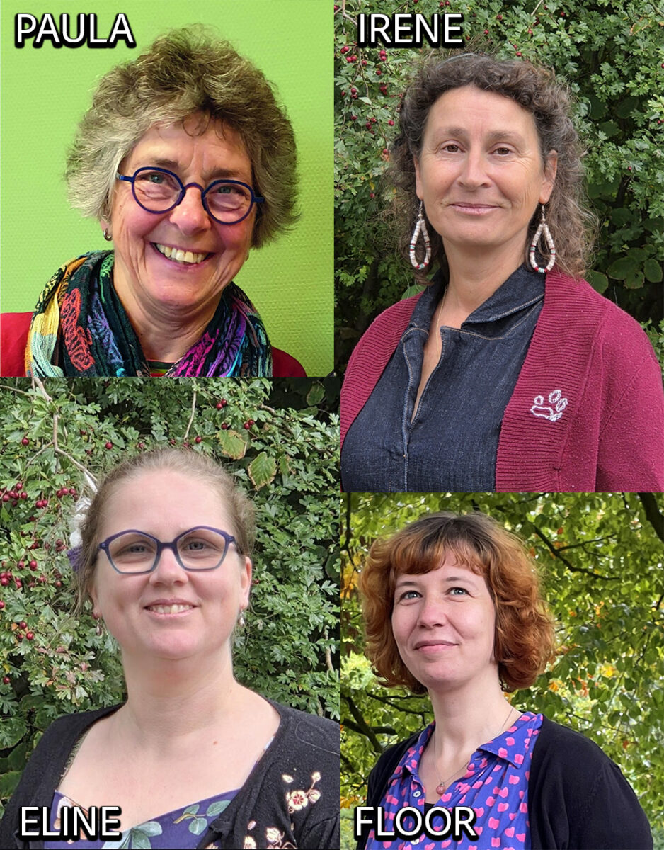 Paula Irik, Irene Kruijssen, Eline Hoorweg, Floor Groeneveld